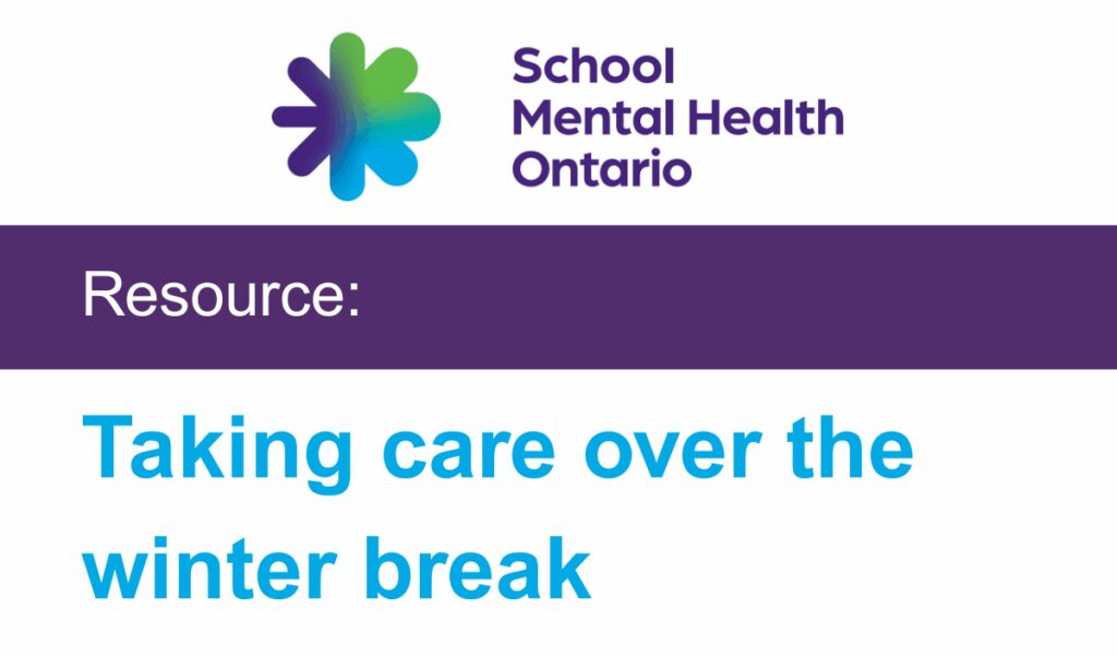SMHO winter break resources - website graphic